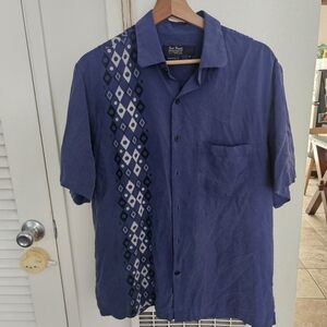Nat Nast Silk Button Down